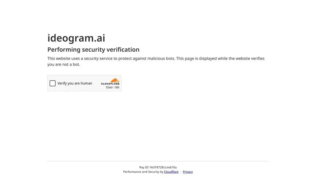 Ideogram AI homepage with text-rendering image generation