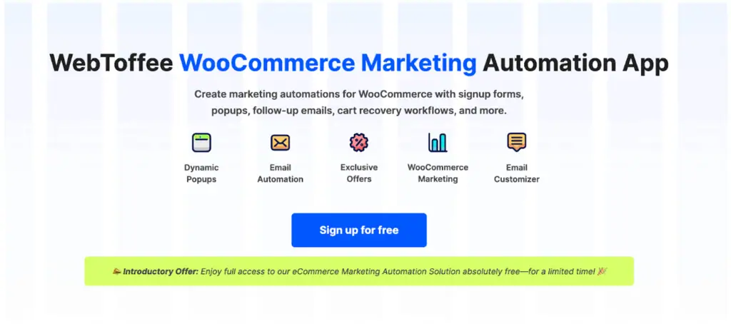eCommerce Marketing Automation App