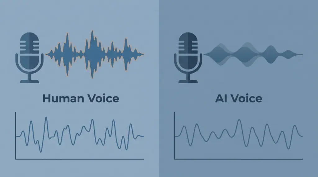 AI voice cloning versus human voice actors