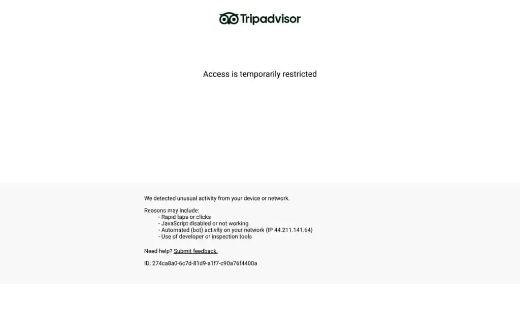 Trips by TripAdvisor AI travel planner homepage screenshot