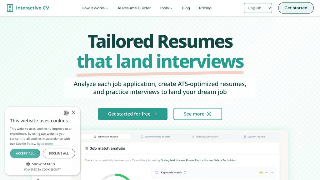 InteractiveCV Review 2026: The AI Resume Tool With a Twist