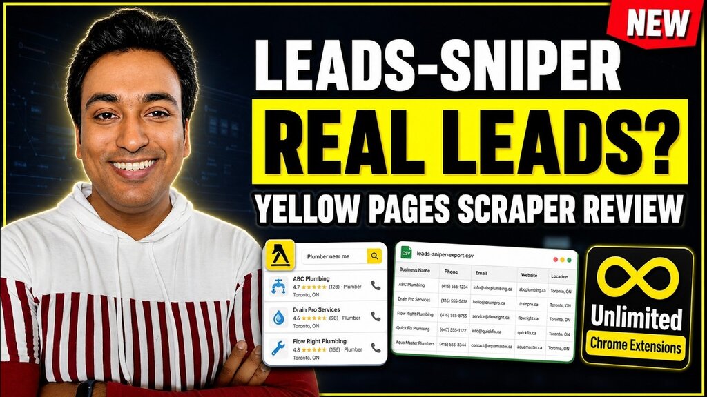 How to Scrape Leads From Yellow Pages (Honest Leads Sniper Test)