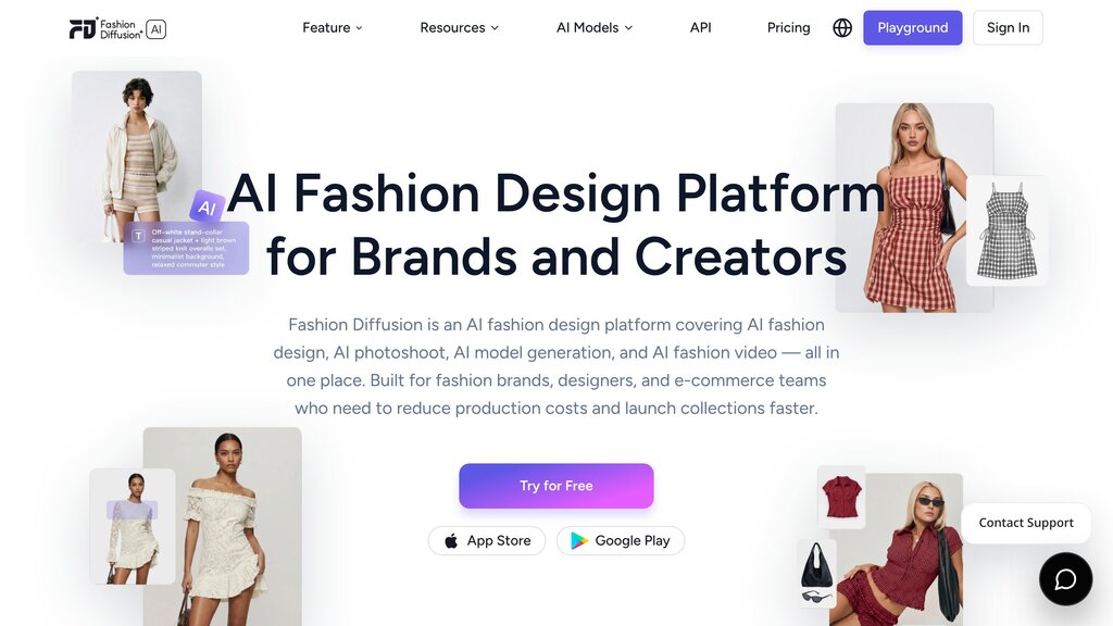Fashion Diffusion AI Review 2026: AI Fashion Design, Virtual Try-On & More