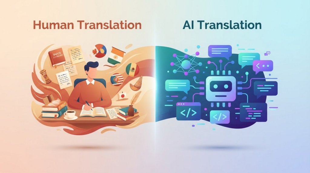 Human Translation vs AI Translation: What the Research Actually Shows
